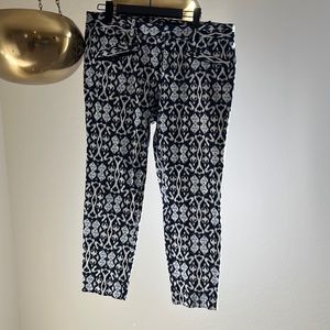 Gap Patterned Ankle Stretch Pants